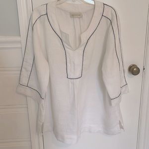 Jones White Linen Tunic
